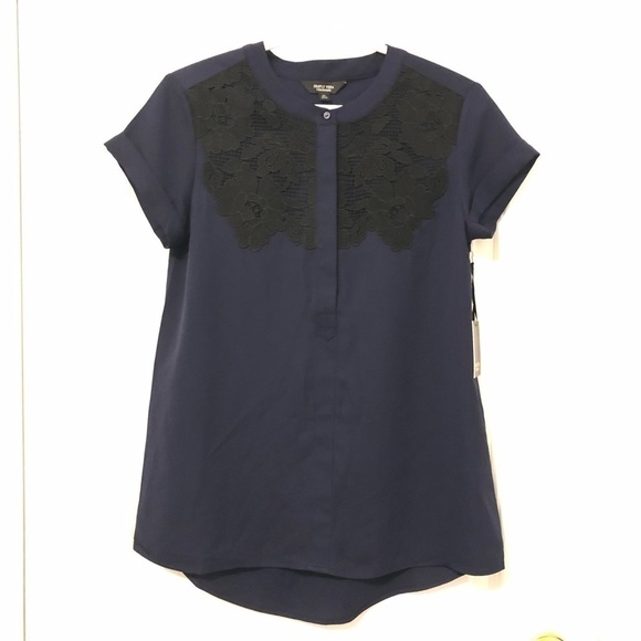 🍋new Vera Wang Top - Picture 1 of 8